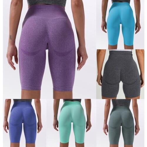 2021 Athletic Apparel Compression Short Pants Gym Tights Workout Sports Bike Shorts High Waist Leggings