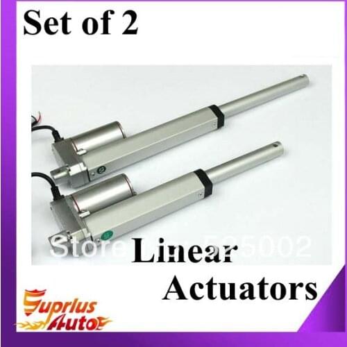 Linear Actuators 3"/ 75mm Stroke 225Pound/ 100KGS Max Lift 12 or 24 Volt DC Heavy Duty (2pcs in one Carton)