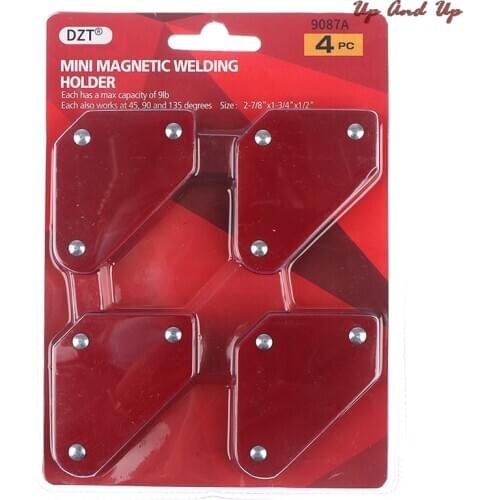 4Pcs/set Hot Sale Triangle Welding Positioner Magnetic Fixed Angle Soldering Locator Tools Without Switch Welding Accessories