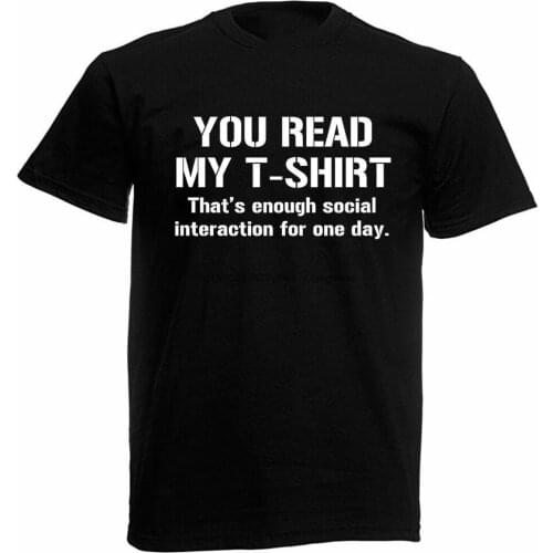 You Read My Mens T-Shirt Funny Joke Birthday Gifts For Friend Him Husband Dad