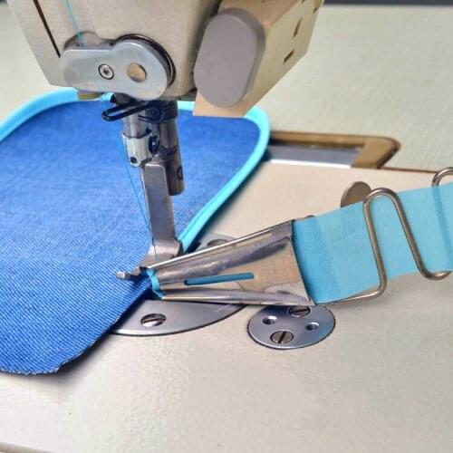 Overlock folder TAPE SIZE 20mm-50mm A10 hemmer Right Angle Bias Binder for lockstitch machine Binding of curve edge