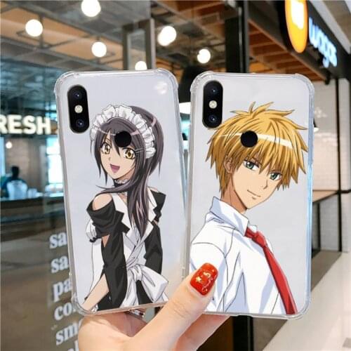 Maid Sama Phone Case Transparent For Xiaomi CC 9 11 MAX3 Mix3 MIX2 6X 8 5x 10S 11 10 X SE lite Pro Soft Clear shell coque funda
