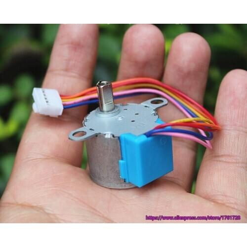 Brand new 24*18.8mm 12V 4-phase 5-wire gear stepping motor ,reduction ratio 1:64