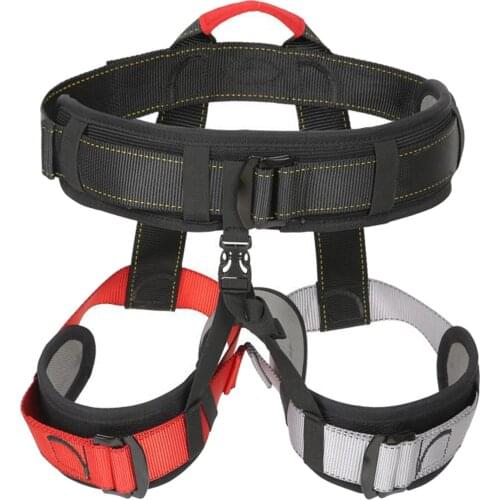 Half Body Climbing Harness Waist Safety Harnes Belts for Mountaineering Rock Climbing Rappelling Tree Climbing Strap