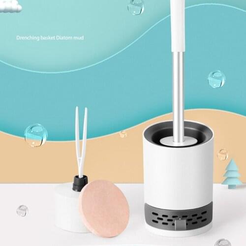 K1KA TPR Bristles Toilet Cleaning Brush Set Bathroom Long-handled Toilet Bowl Brush Deep Cleaning No Dead Ends Toilet Brush