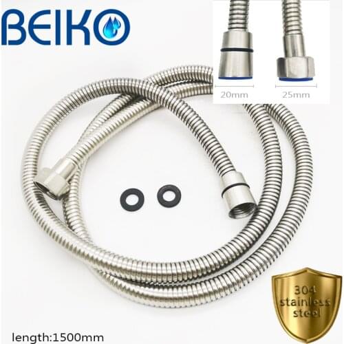 Stainless steel Shower Hose Pipes Fittings Shower holder Water Pipe For Bath Stainless Steel Shower head Bathroom Accessories
