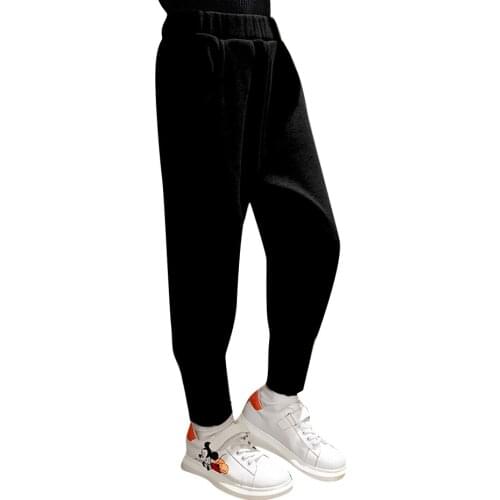 Girl Sport Pants Solid Color Girl Pant Casual Style Kids Pants Spring Autumn Child Girl Clothes 6 8 10 12 14