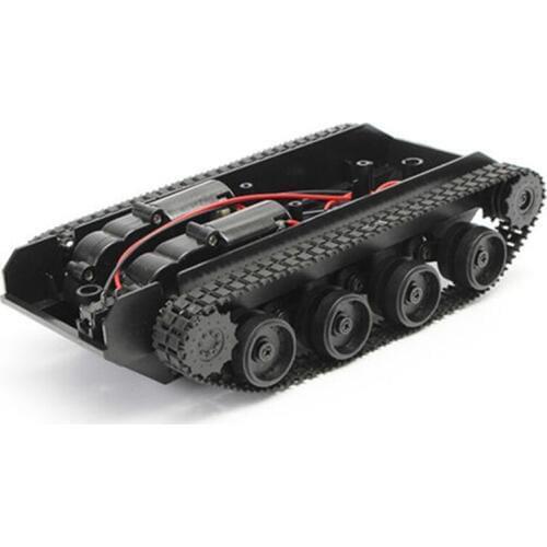 Rc Tank Smart Robot Tank Car Chassis Kit Rubber Track Crawler For Arduino 130 Motor Diy Robot Toys For Children