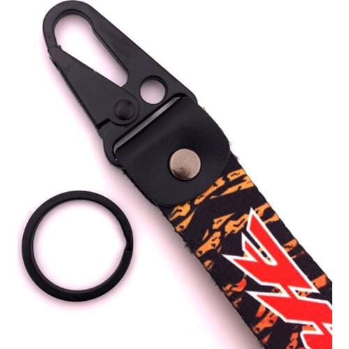 10 pic Motorcycle Car Key Ring Ribbon Hanging Buckle Metal Buckle Personality Cool Practical Ornaments