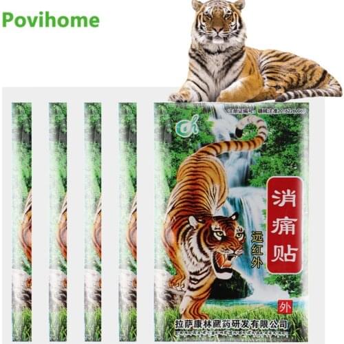 16pcs Herbal Tiger Balm Pain Relief Patch Arthritis Leg Knee Swelling Pain Release Body Relaxing Muscle Back Shoulder Plaster