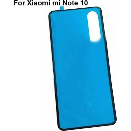 5PCS For Xiaomi mi Note 10 Back Glass cover Adhesive Sticker Stickers glue battery cover door housing Xiao mi Note 10 note10
