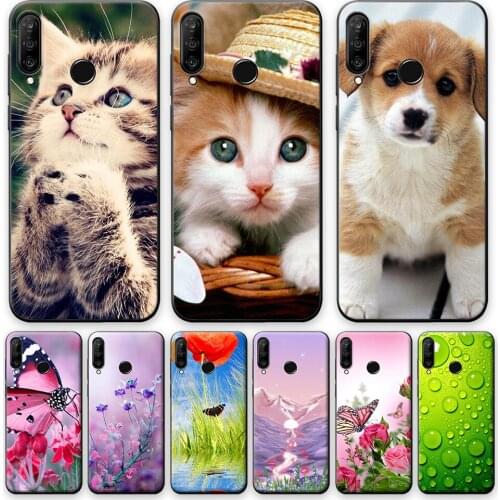 Case For Huawei P30 Lite Case Huawei Nova 4e Soft Silicone Back Cover For Honor 20 Lite 6.15" TPU Phone Case For Honor 20S Coque
