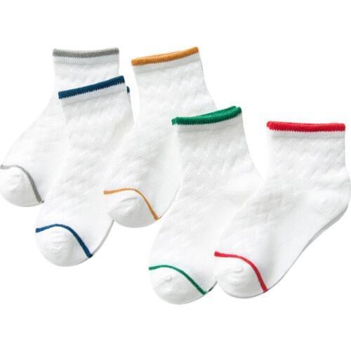Kids socks 2019 summer new ultra-thin cotton breathable moisture wicking children socks socks baby mesh socks kid socks