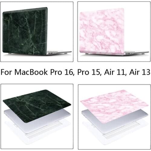 For Macbook Pro 15 With CD-ROM A1286, Macbook Air 13 Marble Laptop Case For Macbook Air 11, Pro 15 Touch Bar A1707/1990 , Pro 16