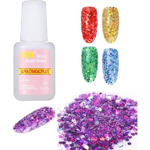 10g Gel Nail Glue Polish Professional Nails Art Bottle Gel For Extension Semi-permanent Varnish Nail Lacquer Color Gel