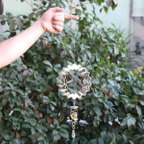 Hot-Selling Stainless Steel Wind Chimes Can Be Used For Home Garden Decoration And Beautification Stainless steel mirror ly