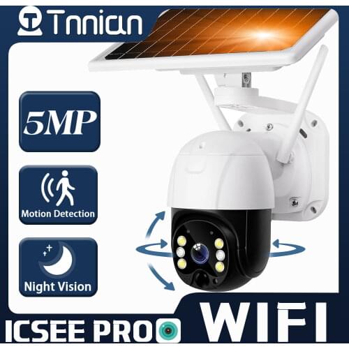 5MP PTZ Wifi Smart Home IP Camera 3MP Full Color Outdoor AI Human Detect Wireless Camera Waterproof IR Night Vision CCTV Cam