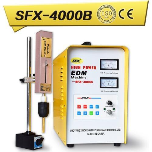 Jigtec tap remover machine portable edm spark erosion tap burner