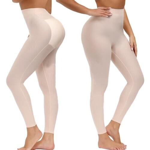 High Waist Leggings for Women Soft Athletic Tummy Compression Control Running Cycling Yoga Pants Workout Thigh Trim Body Shaper