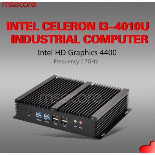 MSECORE MK600 I3 i5 Fanless Mini PC Windows 10 Desktop Computer Industrial Linux Nettop barebone 6COM 2*Gigabyte LAN HTPC WiFi