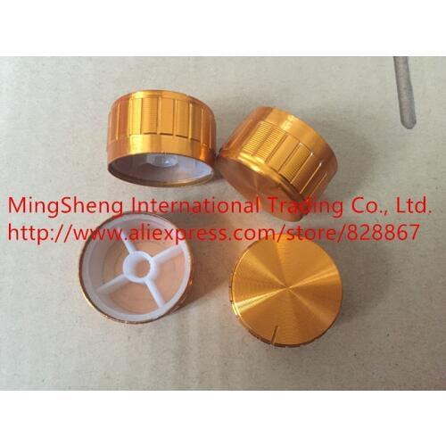 Original new 100% potentiometer knob sound volume knob cap 30X17 B30 golden cap knob (SWITCH)