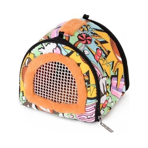 Pet Carrier Bag Hamster Portable Breathable Outgoing Bag Small Pets Like Hedgehog,Sugar Glider Squirrel etc