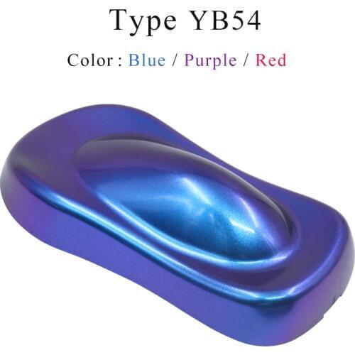 YB54 Chameleon Pigments Powder Coating for Car Painting Automotive Decoration Nail Dust 10g Painting Supplies Acrylic Paint
