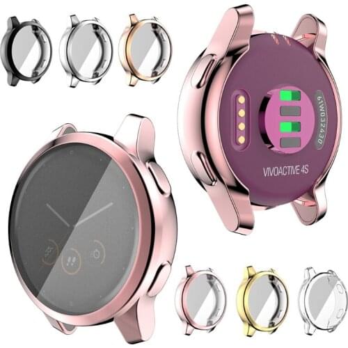 Protector Case for -Garmin Vivoactive 4 Vivoactive 4S 40mm Soft TPU Cover Ultra Thin Protective Shell Smartwatch Accessories