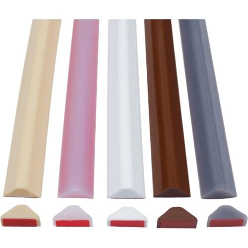 Multi-size Rubber bathroom water stopper Dry and Wet Separation Flood Barrier shower dam door Bottom Sealing Strip Guard Blocker