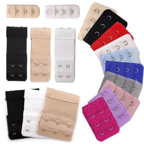 3/4/5pcs Bra Extenders Strap Extension 3 Hooks 2 Rows Women Intimates Lengthened Bra Hook Extenders Bra Accessories for Women