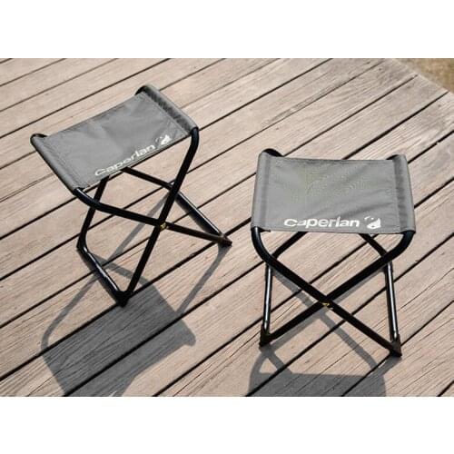 Outdoor portable folding chair portable firm small stool stainless steel small Mazar folding fishing chair