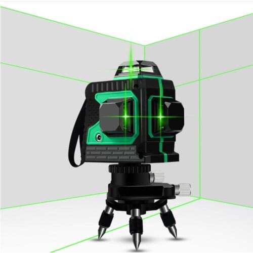 TTAKA7 12 Lines 3D Green Laser Levels Self-Leveling 360 rotary laser level tripod level at leisure construction tool laser level