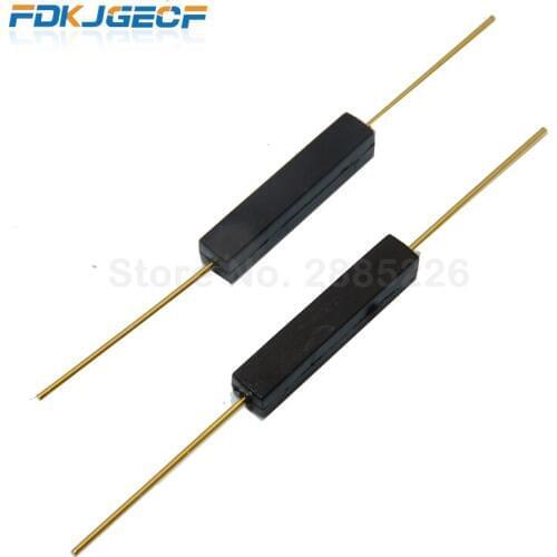 100pcs Reed Switch Plastic Type GPS-14B GPS-14A Anti-Vibration Damage Magnetic Switch NC Normally Closed