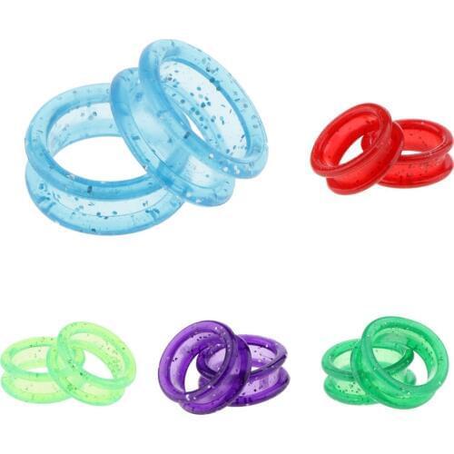 10pcs 2.2 cm Rubber Scissors Grips Shears Finger Rings Grips Inserts For Salon Barber Rings for Hair Salon Household Chemical