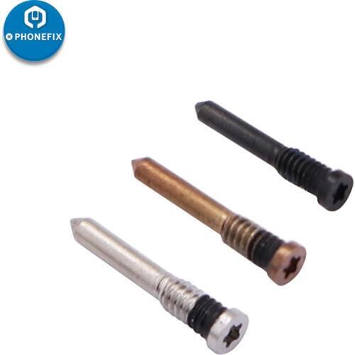 10pcs/lot Bottom Screws Parts For iPhone XS XR XS MAX Bottom Dock Screws Replacement Repair Parts for iPhone Motherboard Repair