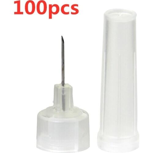100pcs High Pressure Hyaluron Gun Anti Wrinkle Water Syringe Needles Ampoule Head Adapter for Meso Hyaluronic Pen Hyaluronic Pen