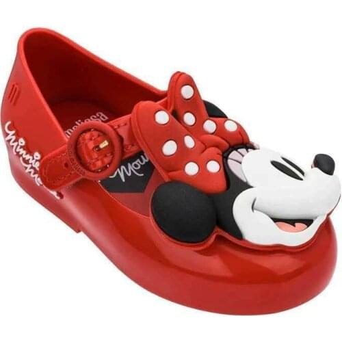 2021 Disney New Mini Melissa Baby Girl Jelly Sandals Todler Girl Shoes Girls Flat Summer Mickey Sandals Girls Melissa Shoes