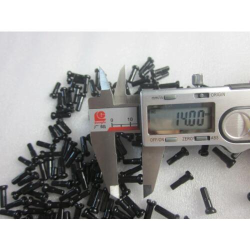 72pcs SPEEDSAFE BN14 black brass bike nipples 14G Gauge 14 14mm 16mm 12mm road freeride downhill DH MTB wheel spoke accessory