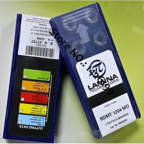 Free shipping 10pcs Lamina RDMT1204MO LT30 cutter cutting tool for CNC