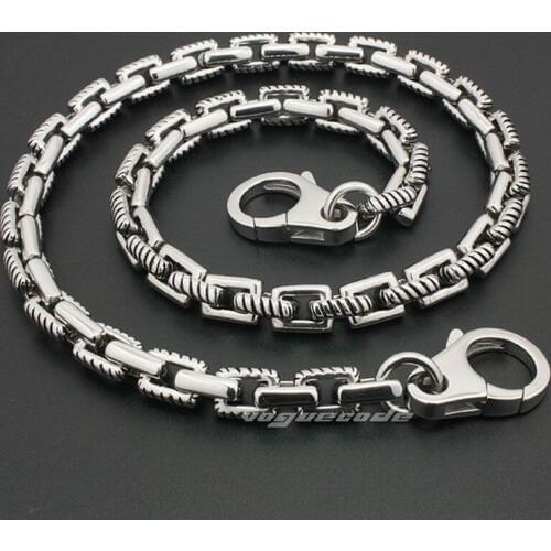 14" ~ 36" 316L Stainless Steel Mens Biker Rocker Punk Wallet Chain 5M005WC 3P3