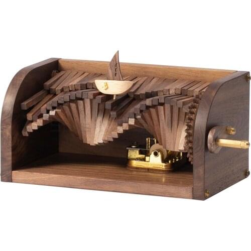 Wooden handmade music box for men and women