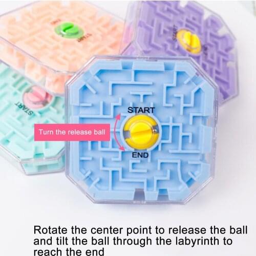 Puzzle Maze Ball Montessori Toys 3D Gravity Memory Sequential Maze Balls Puzzle Toy Gifts Adults Hard Challenges Game juguetes