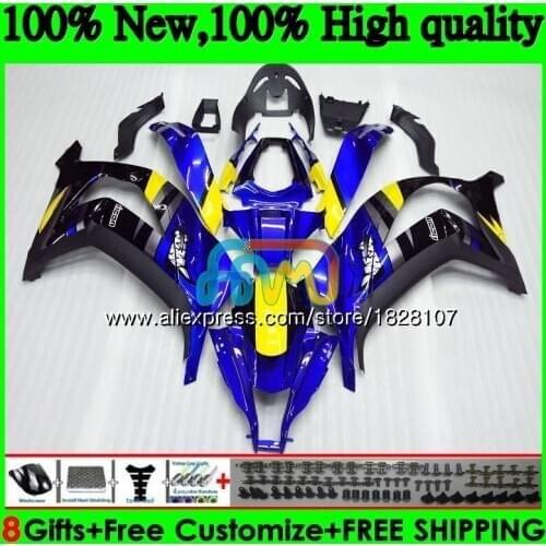 Injection For KAWASAKI ZX-10R Blue black hot 1000CC ZX1000 ZX 10 R 26BS.2 ZX 10R 1000 ZX10R 16 17 18 2016 2017 2018 OEM Fairings