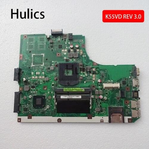 Hulics Original For ASUS K55VD K55A motherboard REV3.0 Laptop motherboard