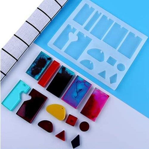 DIY resin mold set silicone casting mold jewelry pendant with starter kit jewelry keychain DIY sugar cake crafts DIY tools