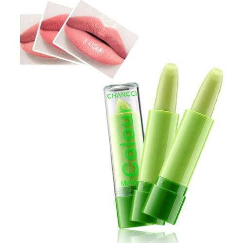 2019 New Moisturizing Lip Balm Long-Lasting Change Color lipstick Aloe Nonstick Cup Balm Anti Aging Makeup Lip Care Beauty