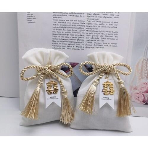 2021 New Beige Khaki 11x15cm/13x18cm Velvet Bags For Wedding Casamento Decor Jewelry Velvet Sachet Bags Cooikes Cases Container