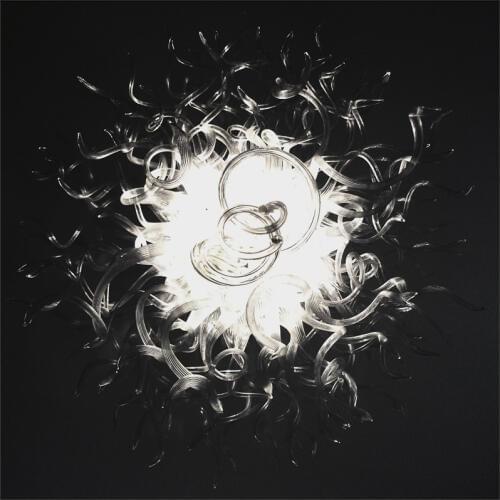 Newest Hot Sale Contemporary Hotel Lobby Hand Blown Glass Chandelier Modern Kitchen Design blown glass chandelier LED lightings