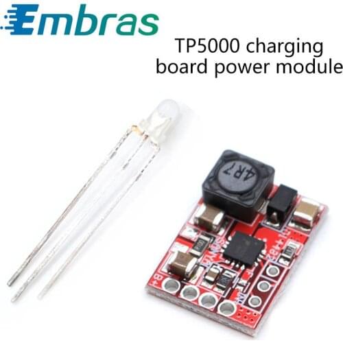 TP5100 Charge Management Power Module Board TP5000 1A Lithium Iron Phosphate Battery Compatible With 3.6v4.2v Lithium Battery