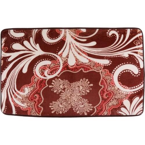 Simple Printed Machine Washable Carpet Entrance Rug Non Slip Floor Mat Carpet for Kitchen Door Phoenix Tail or Flower